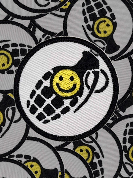 Bad Company Grenade Smile Patch Pile