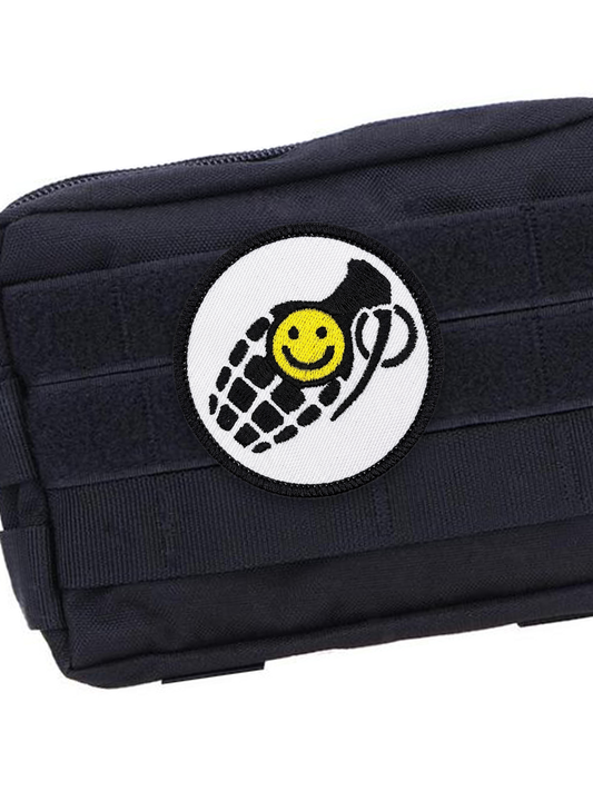 Bad Company Grenade Smile Patch Velcro