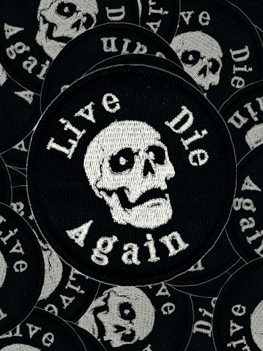 Live Die Skull Patch png Pile