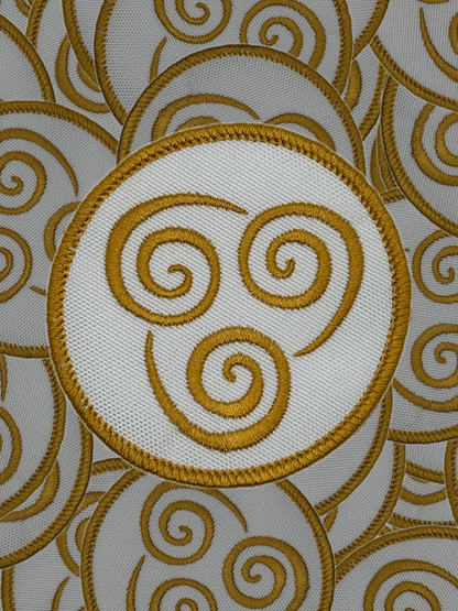 Airbending Patch: Sew-On, Iron-On, or Velcro