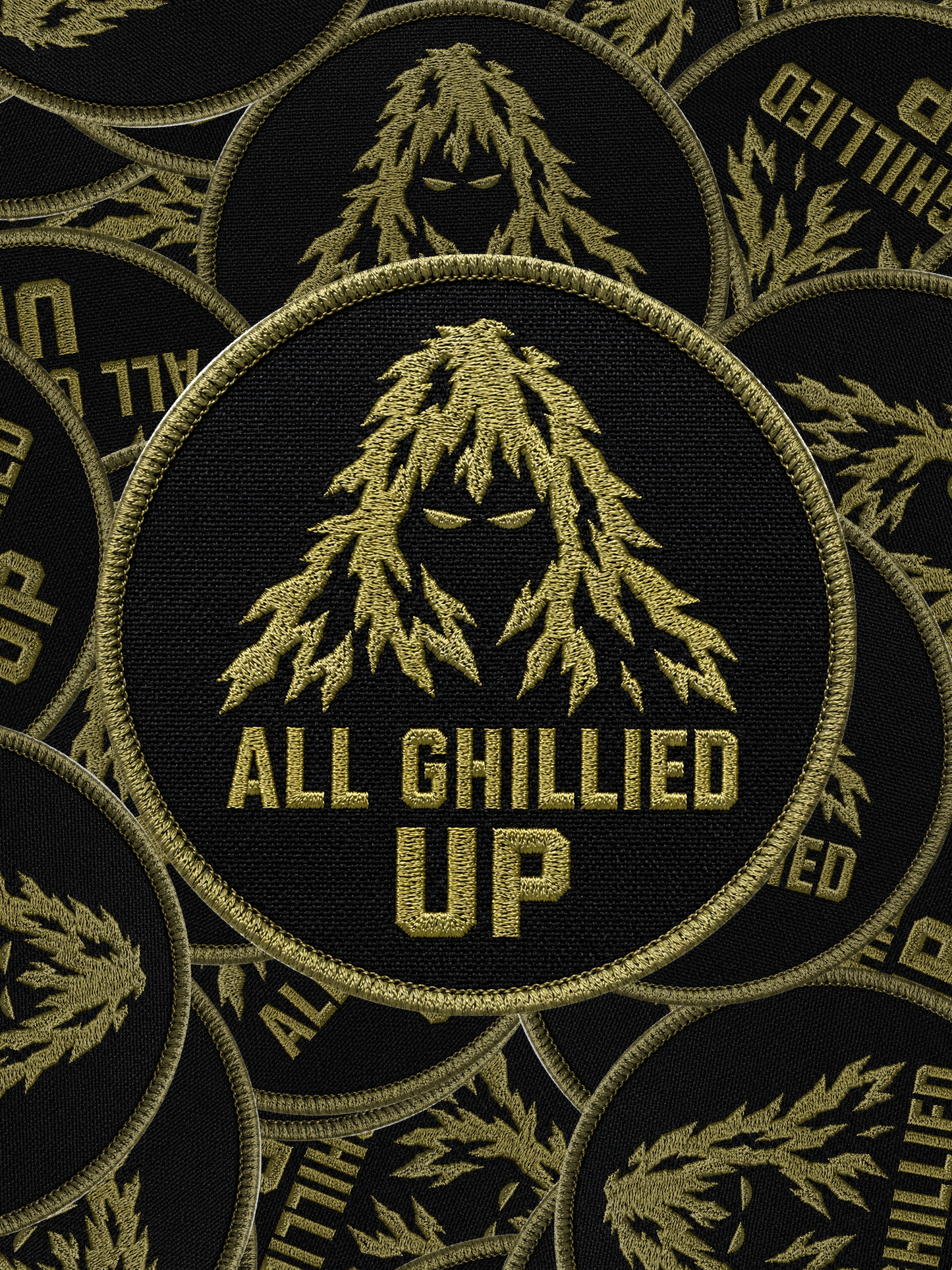 All Ghillied Up Patch Pile