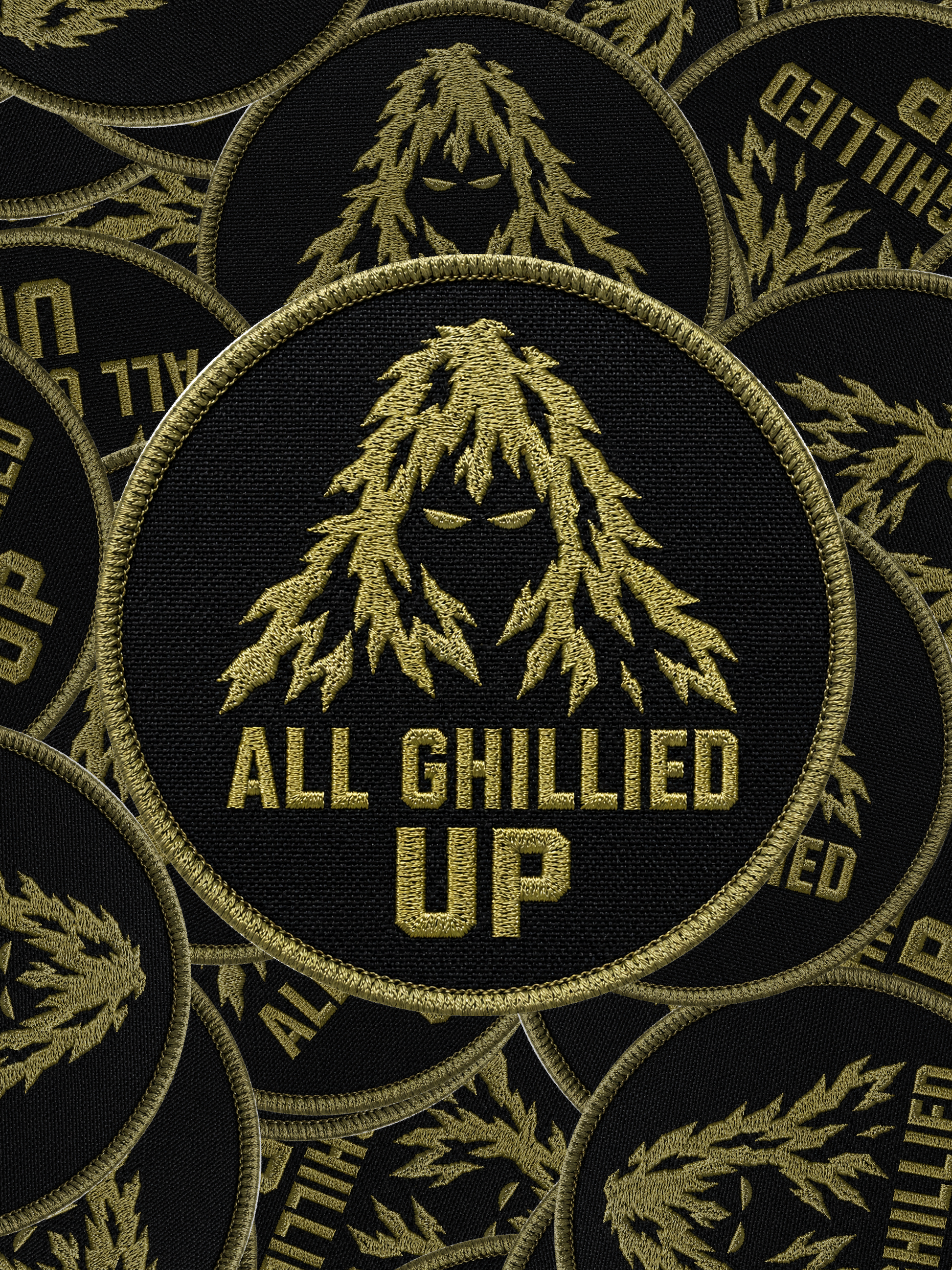 All Ghillied Up Patch Pile