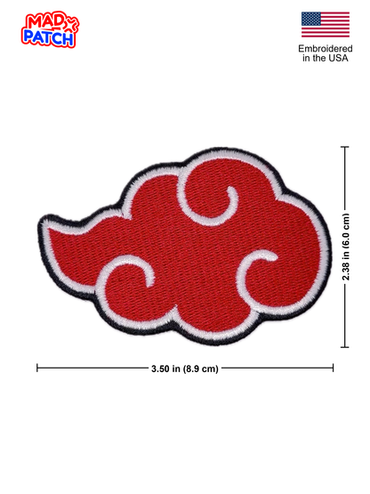 Anime Akatsuki Cloud Patch Dimensions