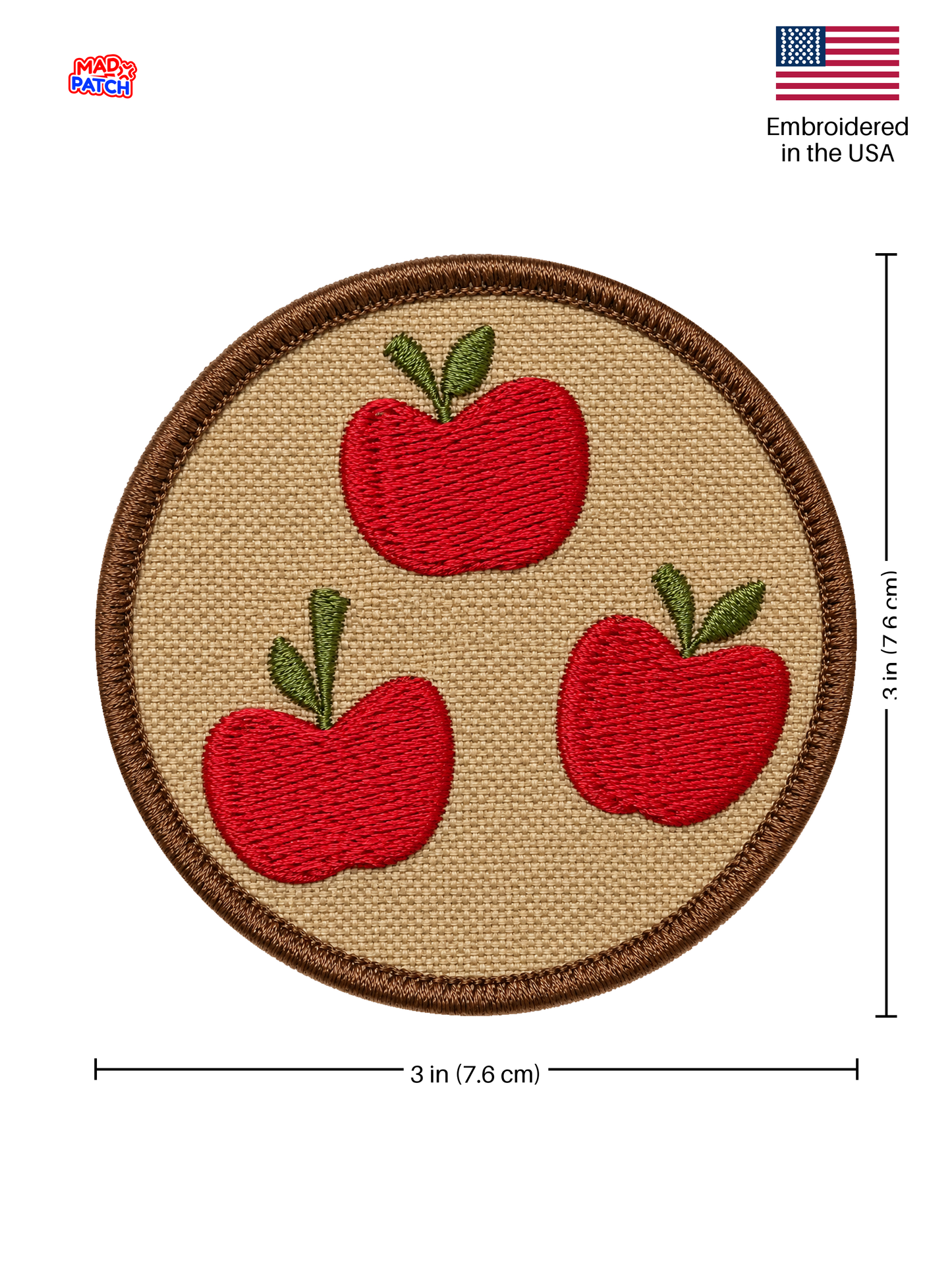 Applejack Patch Dimensions
