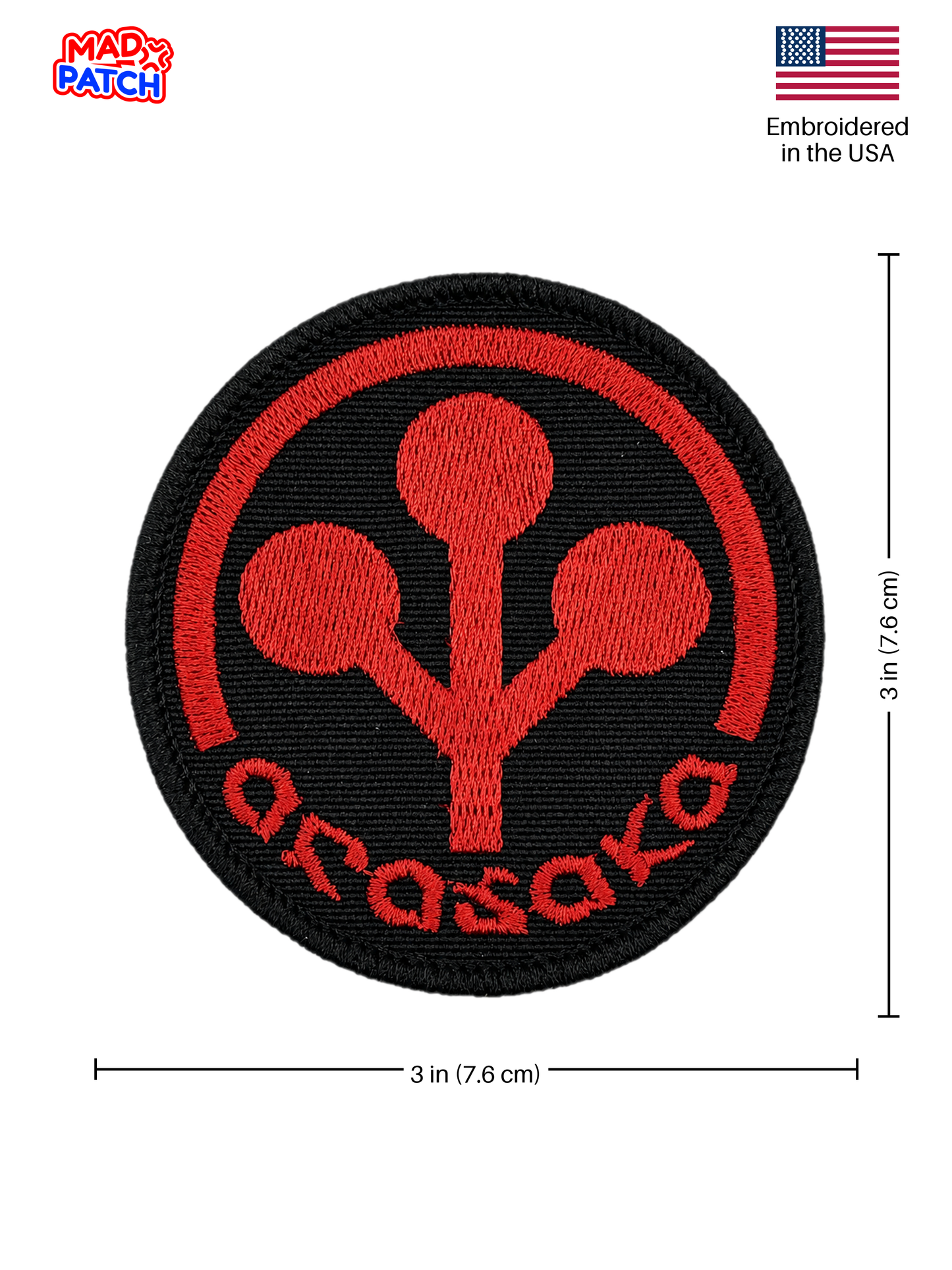 Arasaka Corporation Patch Dimensions