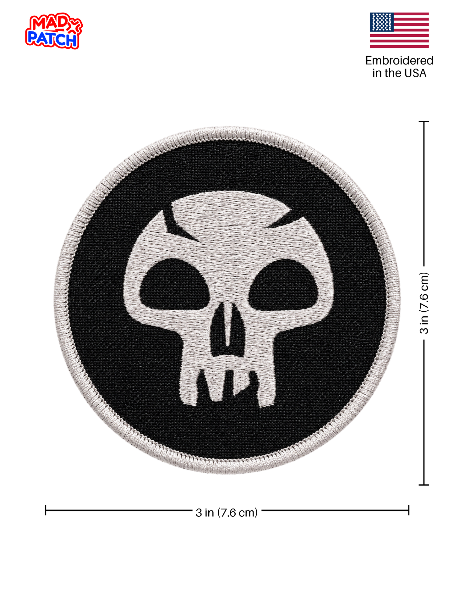 Black Mana Patch Dimensions