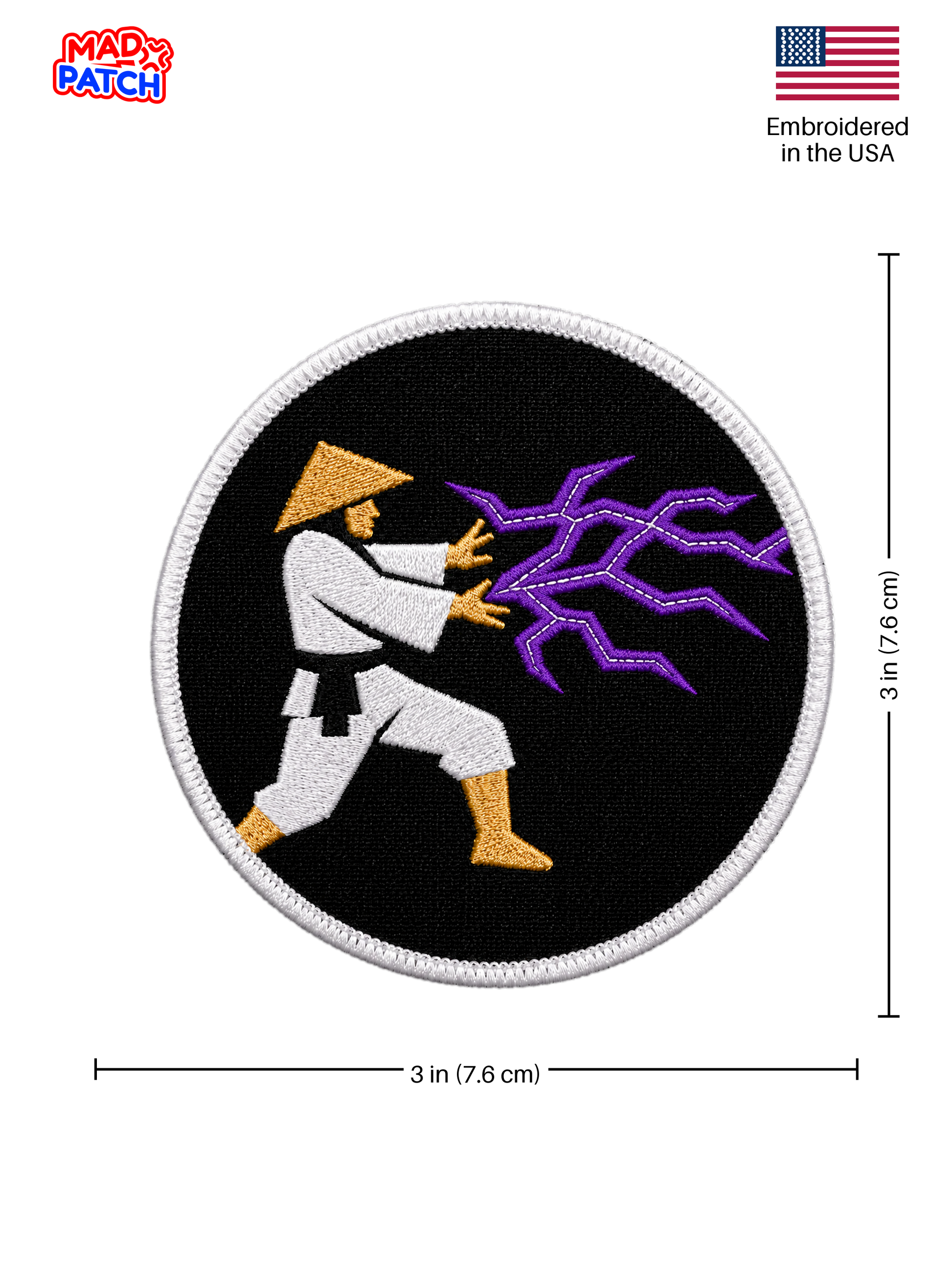 Classic Raiden Patch Dimensions