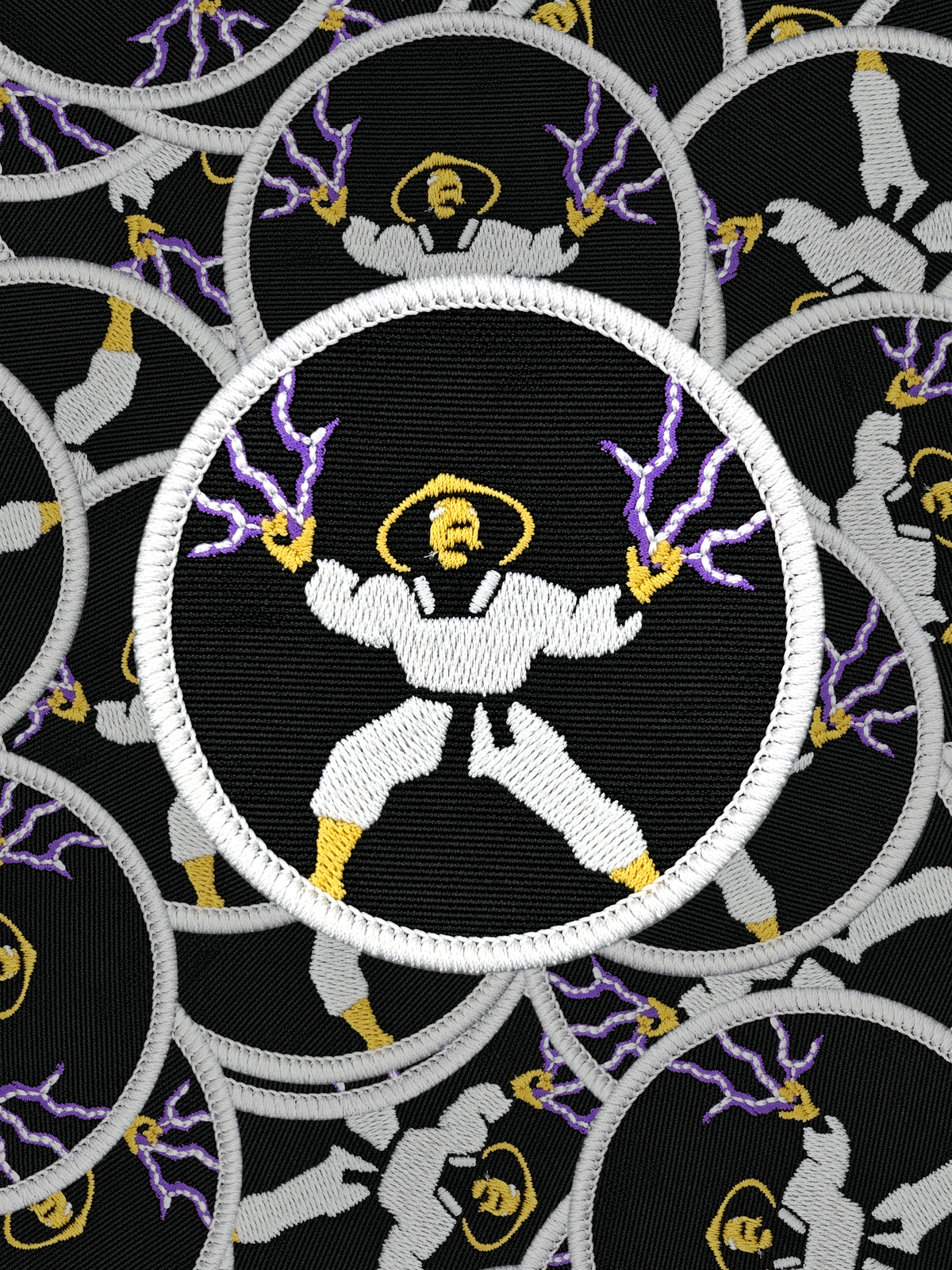 Classic Raiden Victory Patch Pile