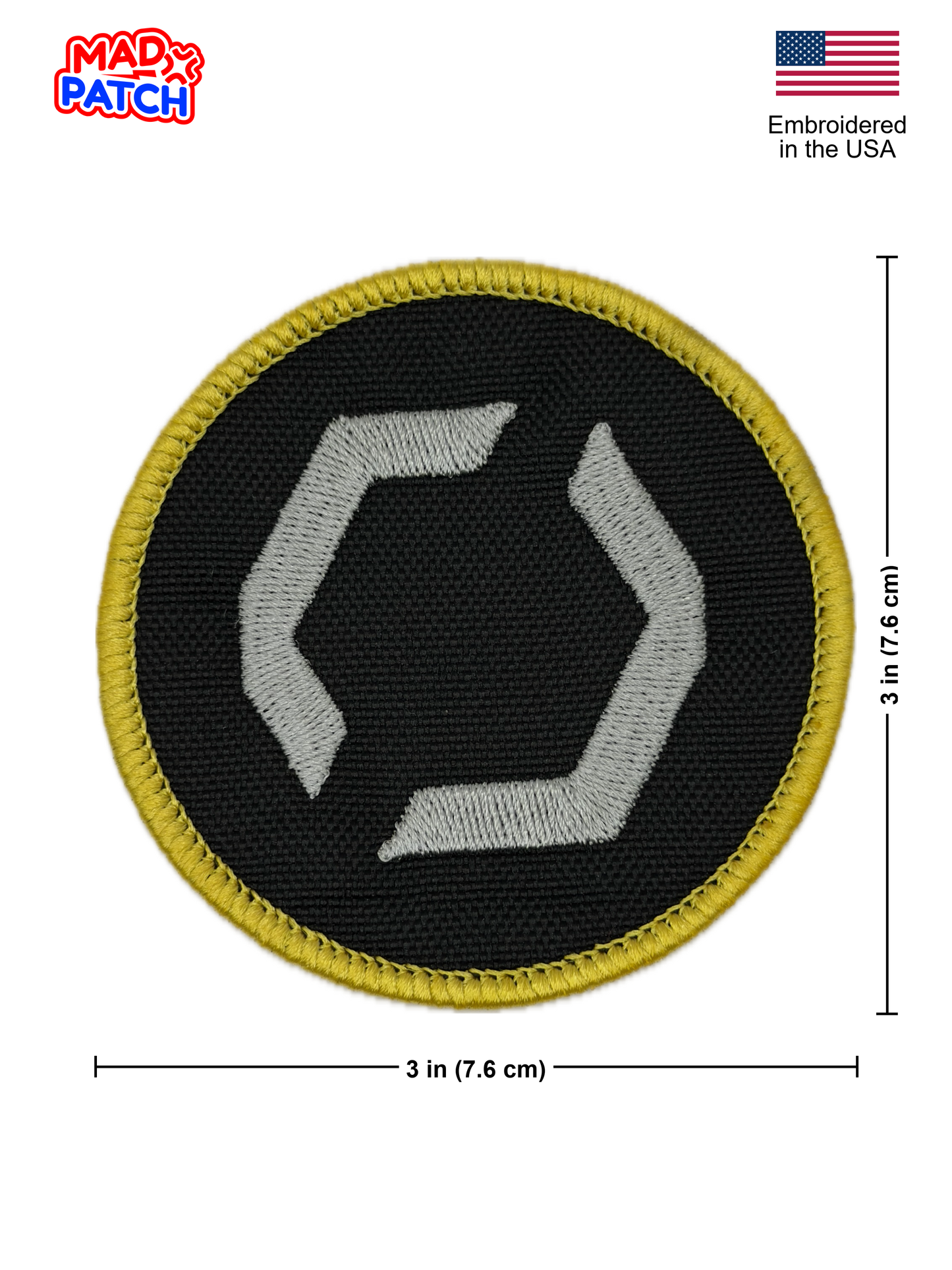 Engineer Class Patch: Sew-On, Iron-On, or Velcro