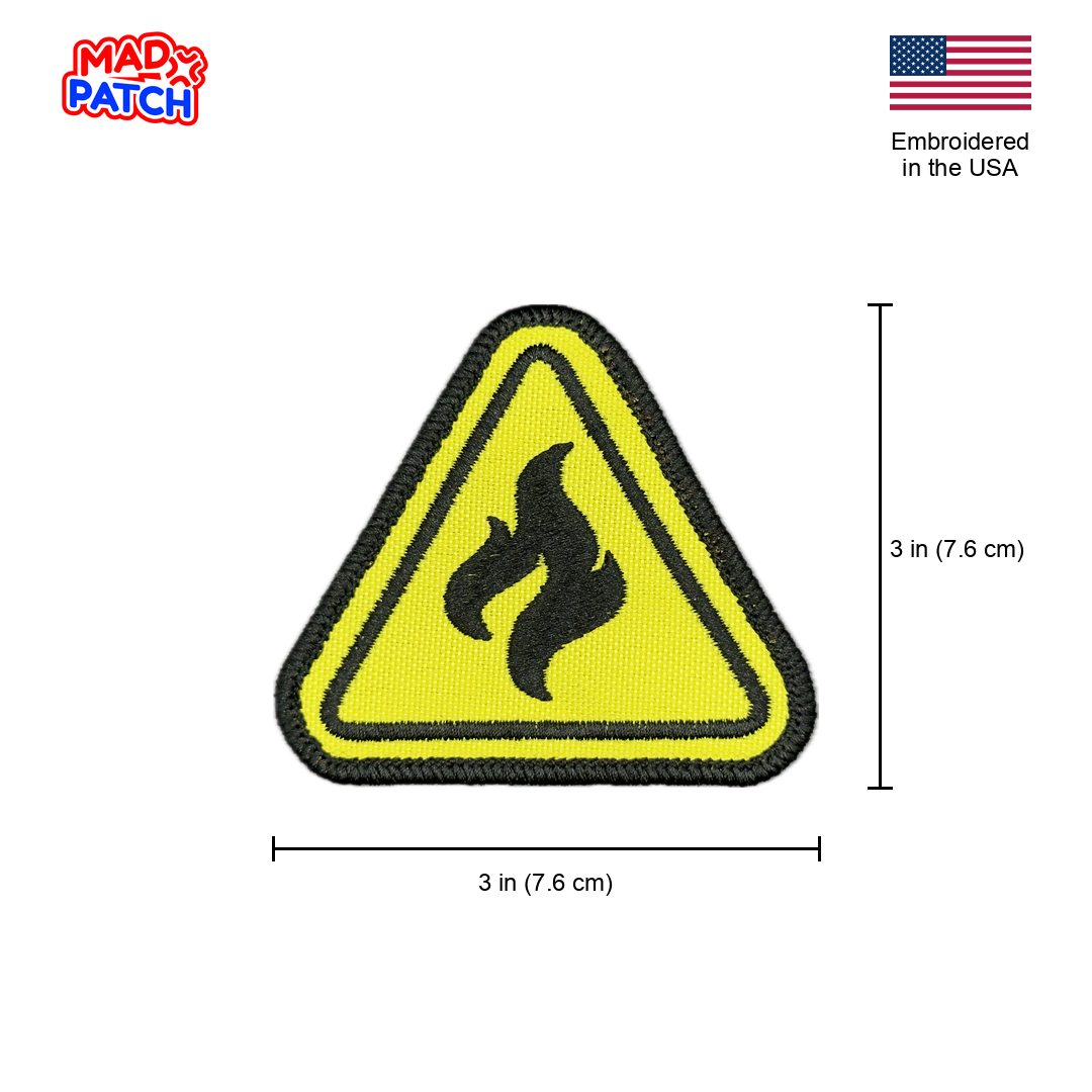 Flammable Patch Dimensions