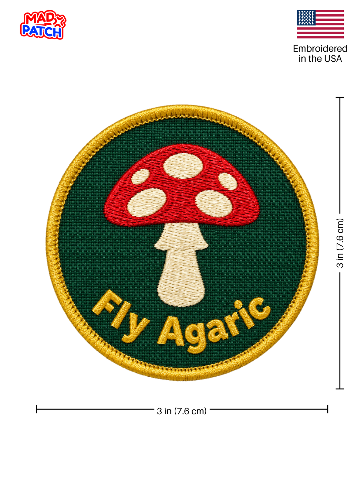 Fly Agaric Mushroom Patch Dimensions