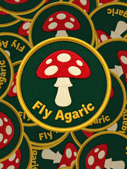 Fly Agaric Mushroom Patch Pile