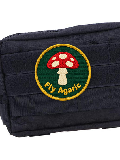 Fly Agaric Mushroom Patch Velcro