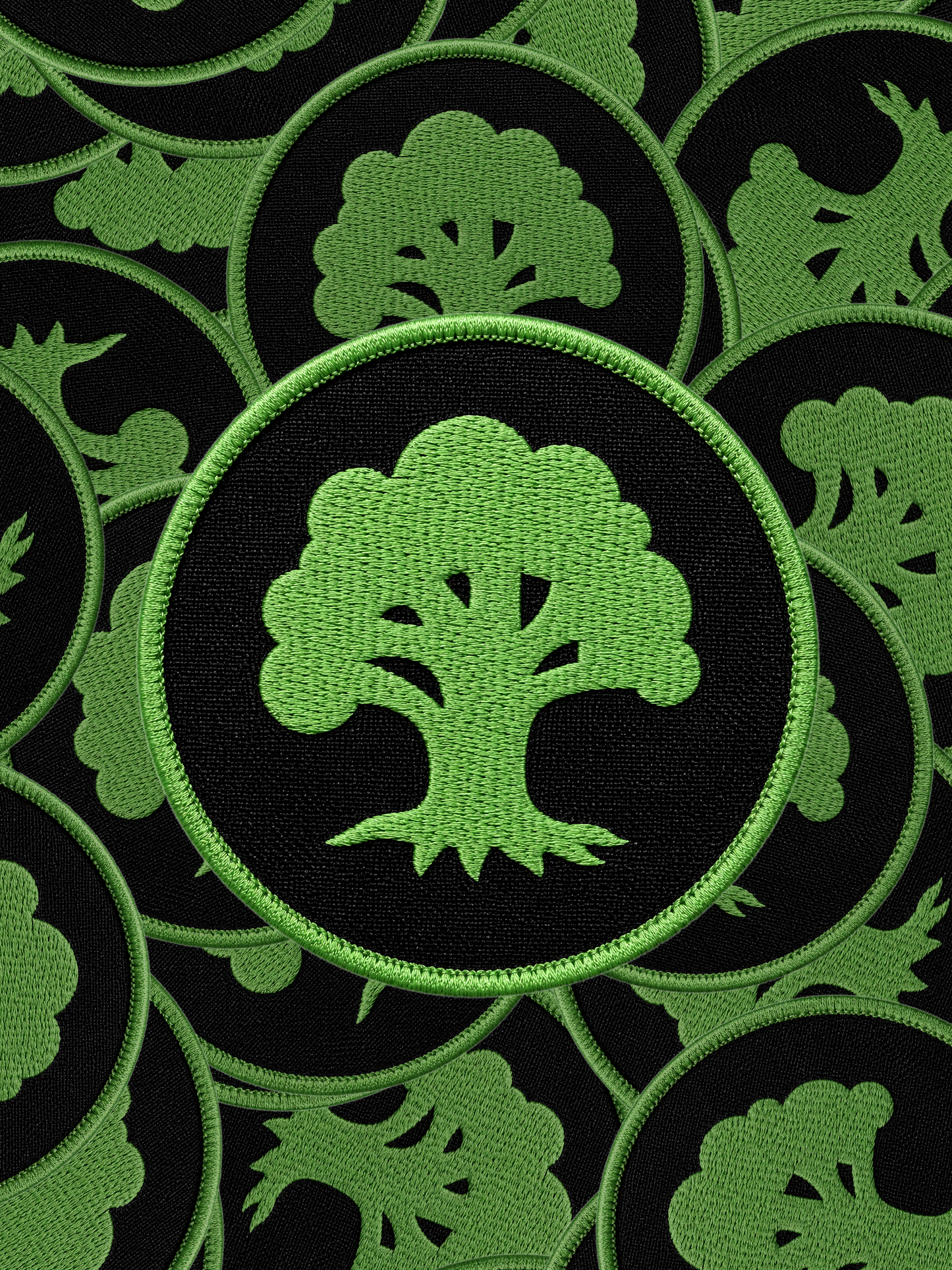 Green Mana Patch Pile