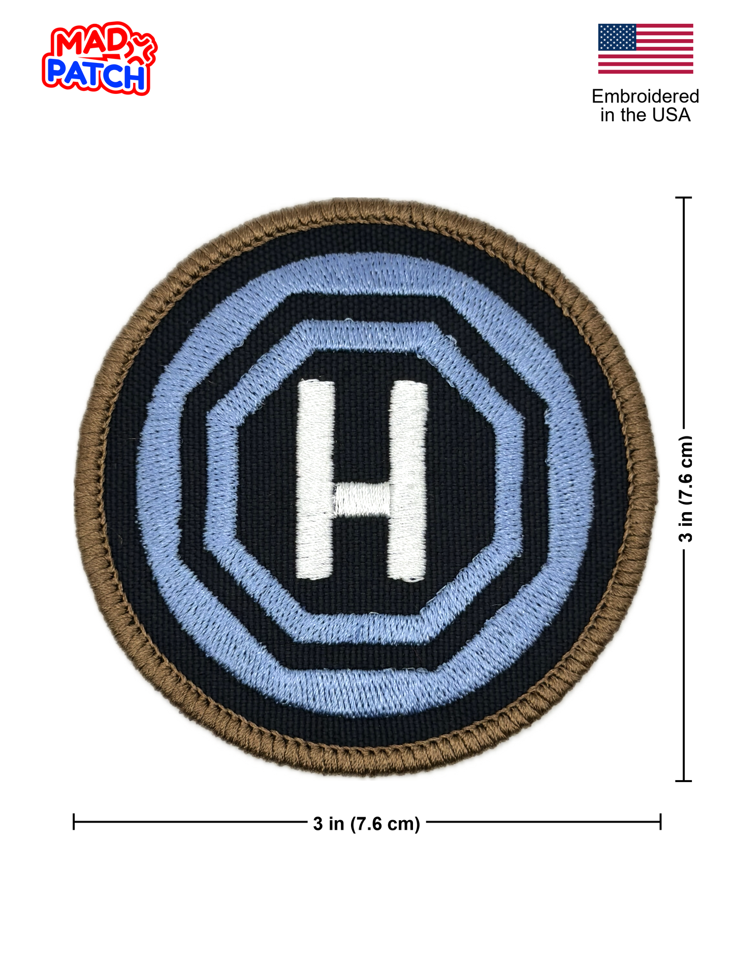Home Teleport Patch: Sew-On, Iron-On, or Velcro