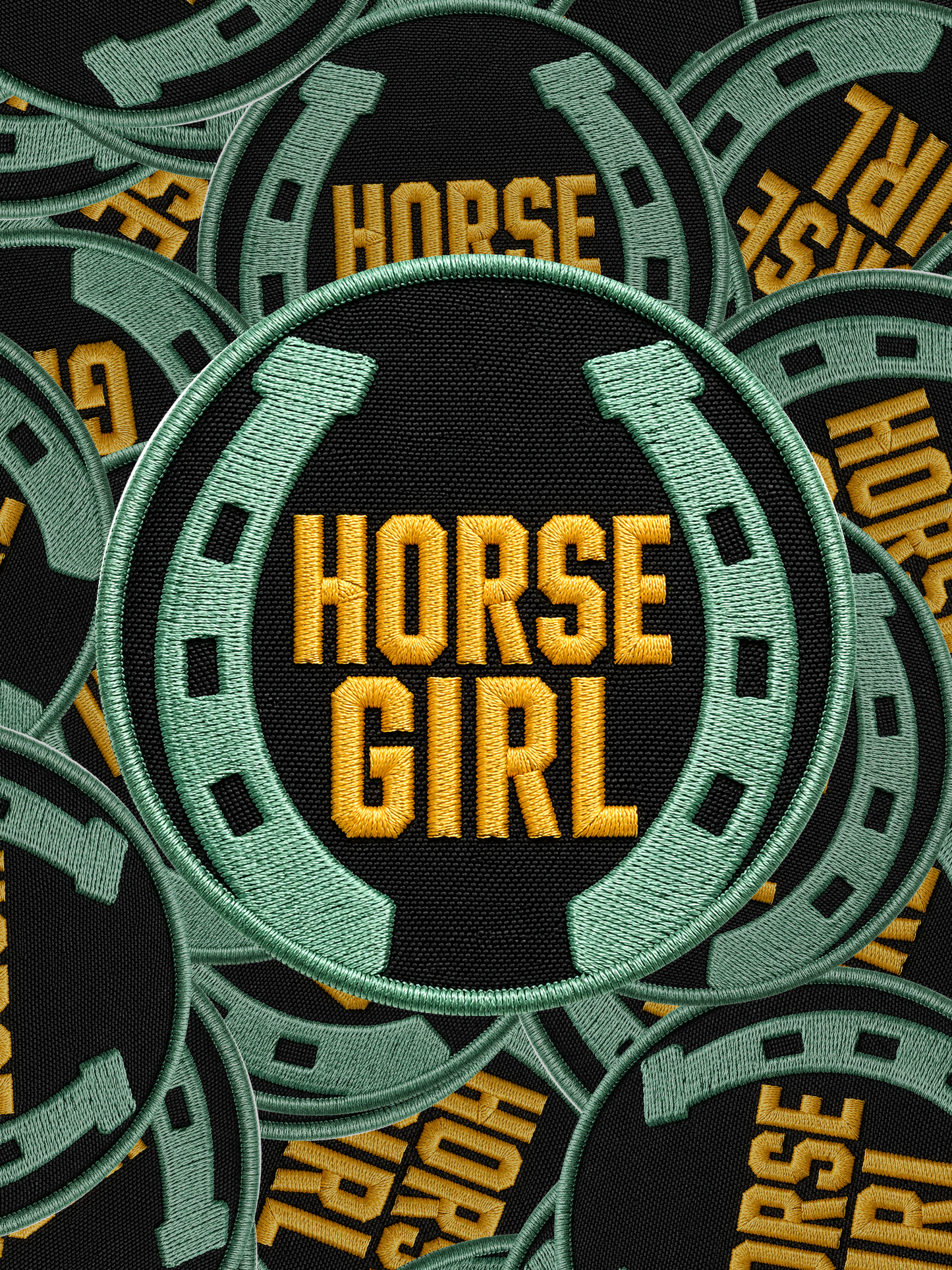 Horse Girl Patch Pile