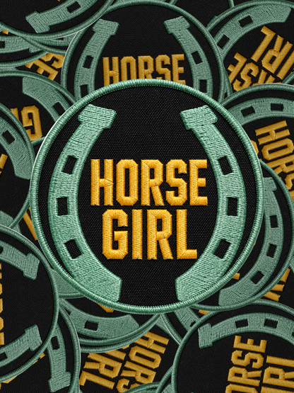 Horse Girl Patch Pile