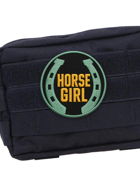 Horse Girl Patch Velcro