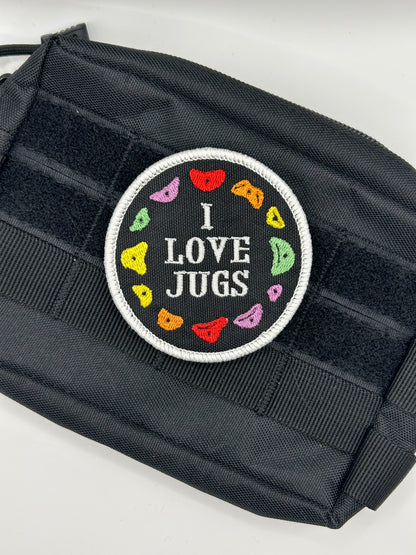 I Love Jugs Climbing Patch