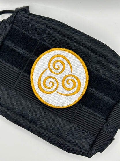 Airbending Patch: Sew-On, Iron-On, or Velcro