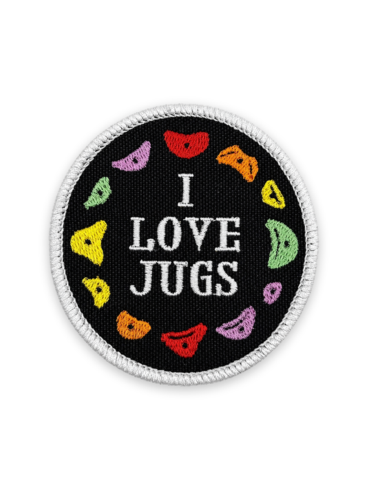 I Love Jugs Climbing Patch Photo