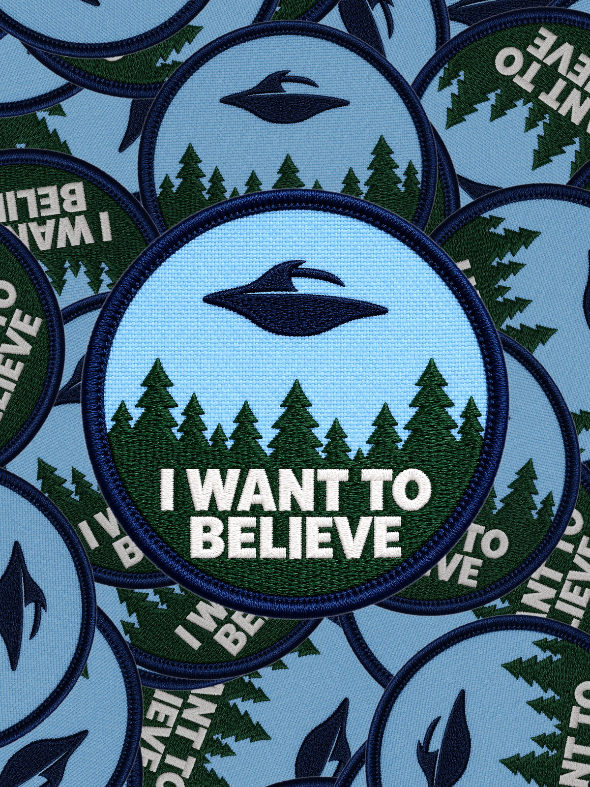 I Want to Believe Patch Pile