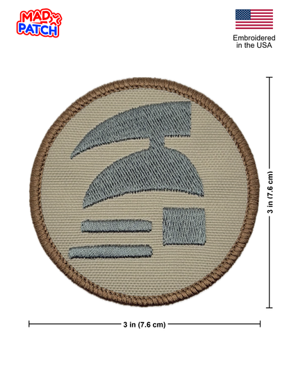 Ironman Patch Dimensions