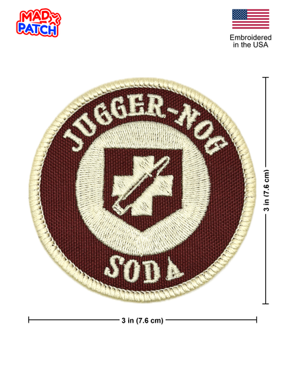Juggernog Patch Dimensions