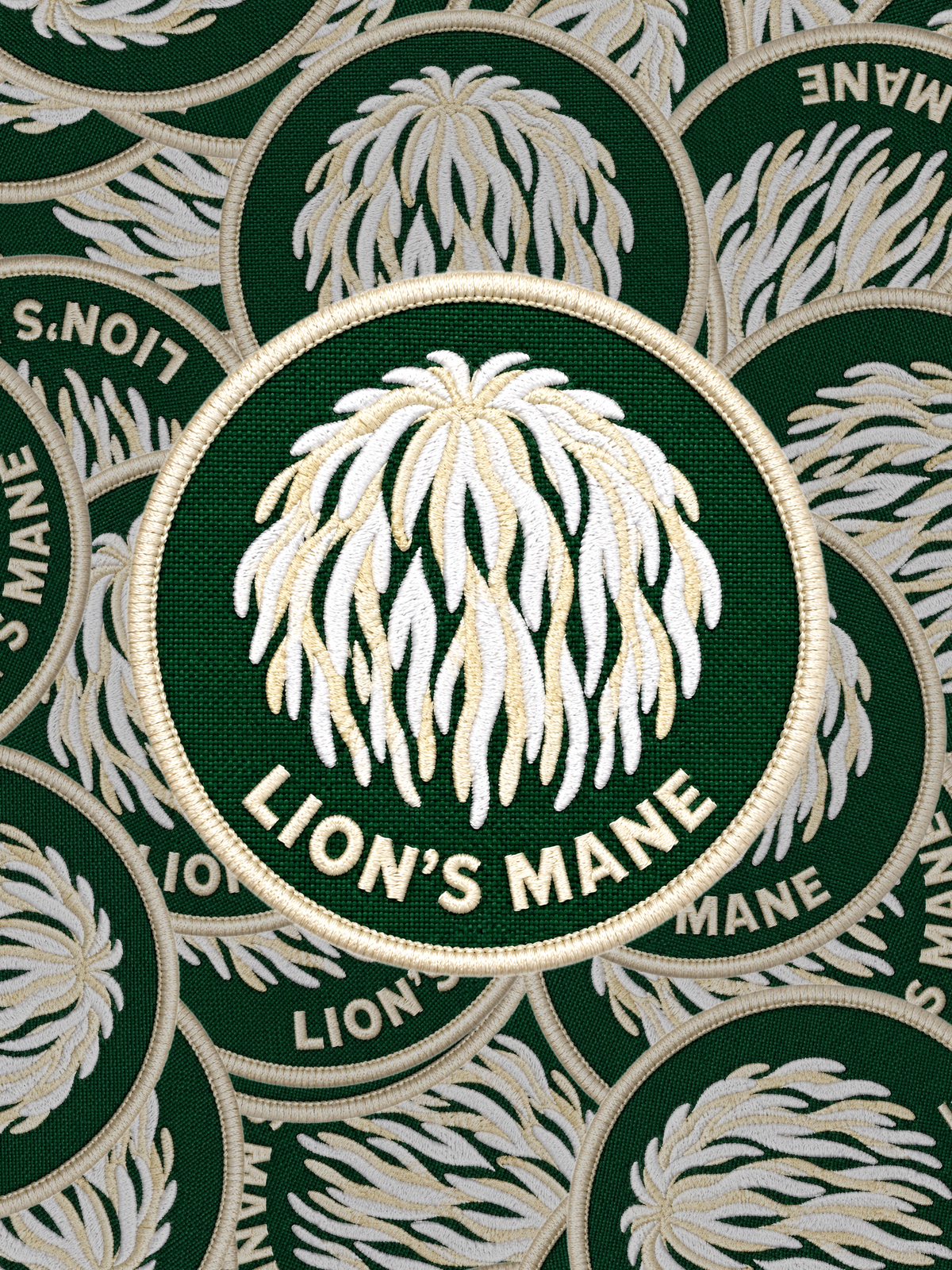 Lion s Mane Mushroom Patch Pile