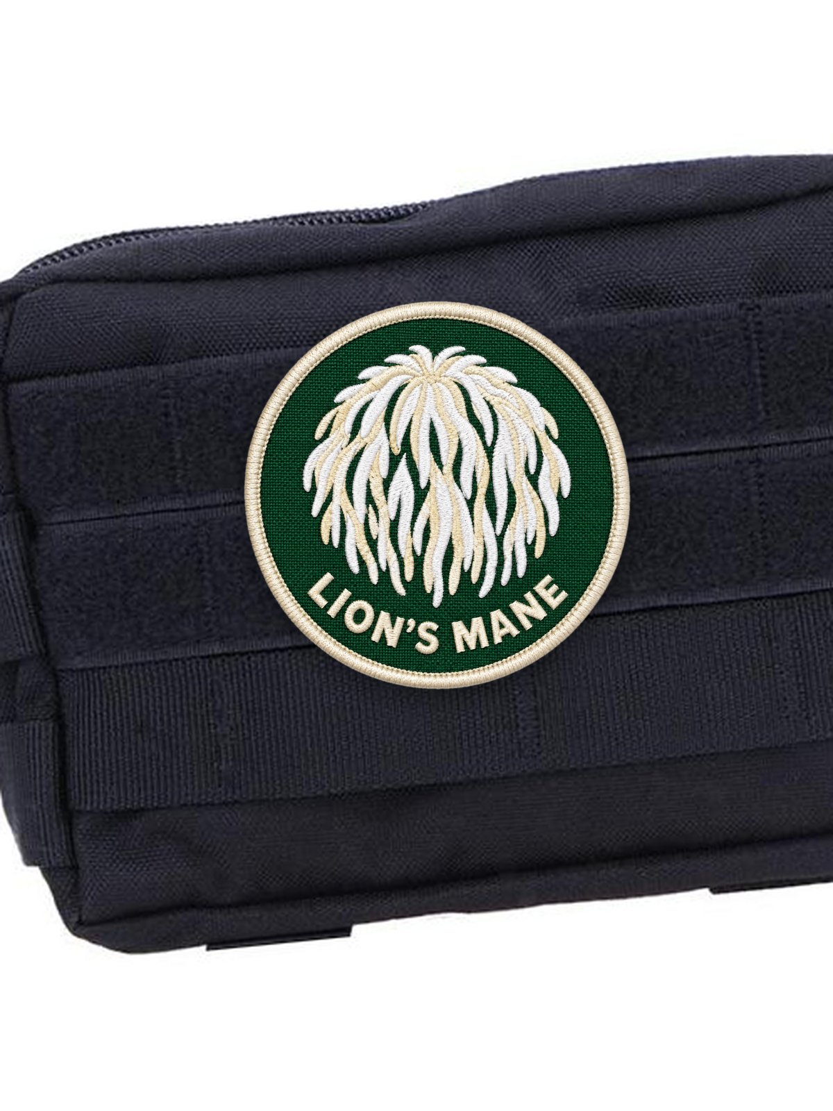 Lion s Mane Mushroom Patch Velcro