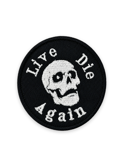 Live Die Skull Patch Photo