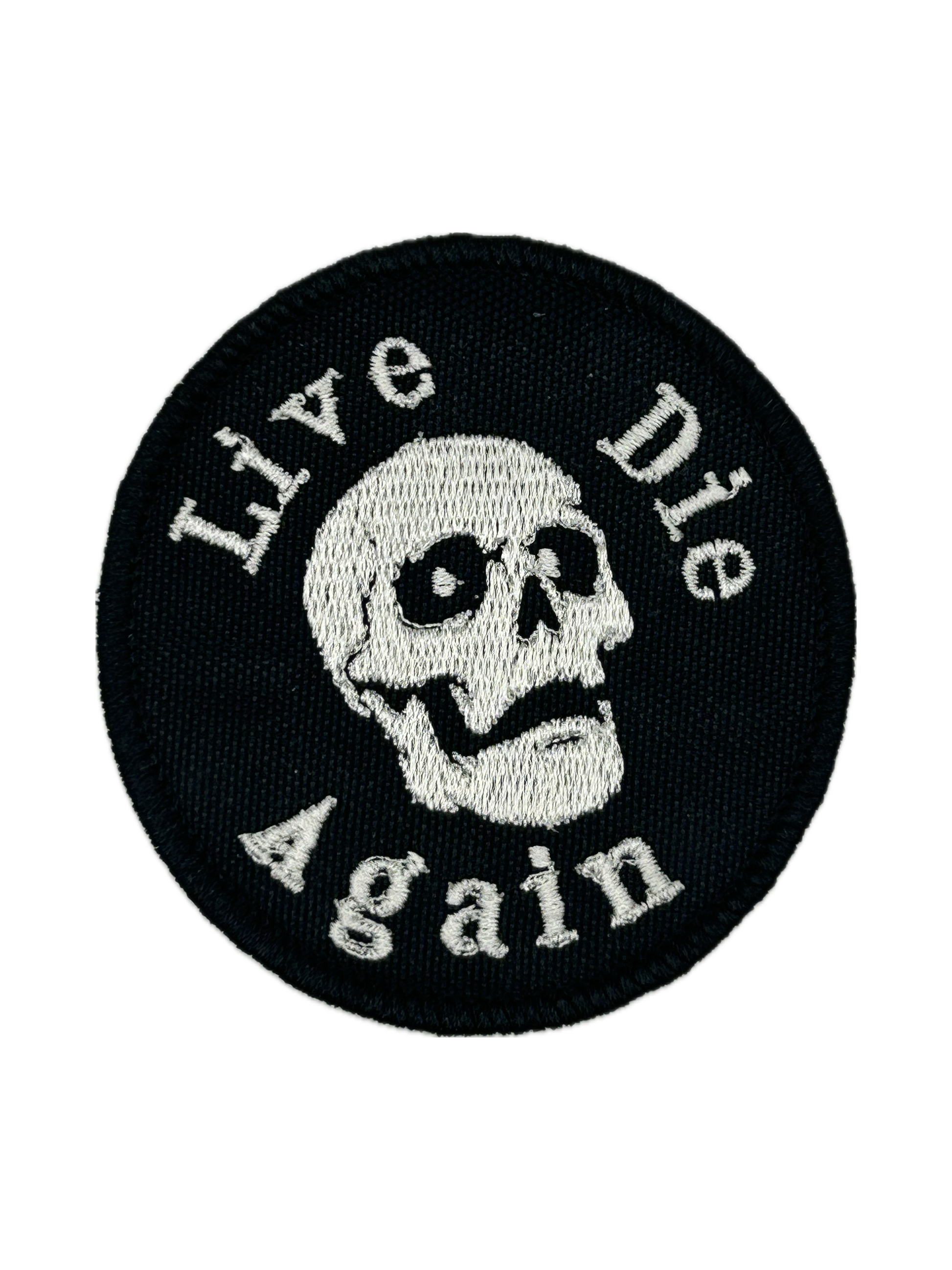 Live Die Skull Patch png Photo