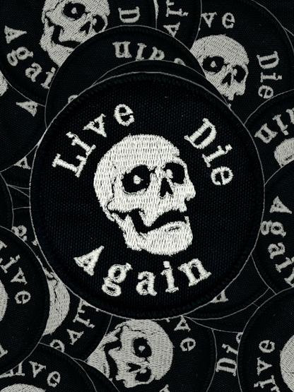 Live Die Skull Patch png Pile
