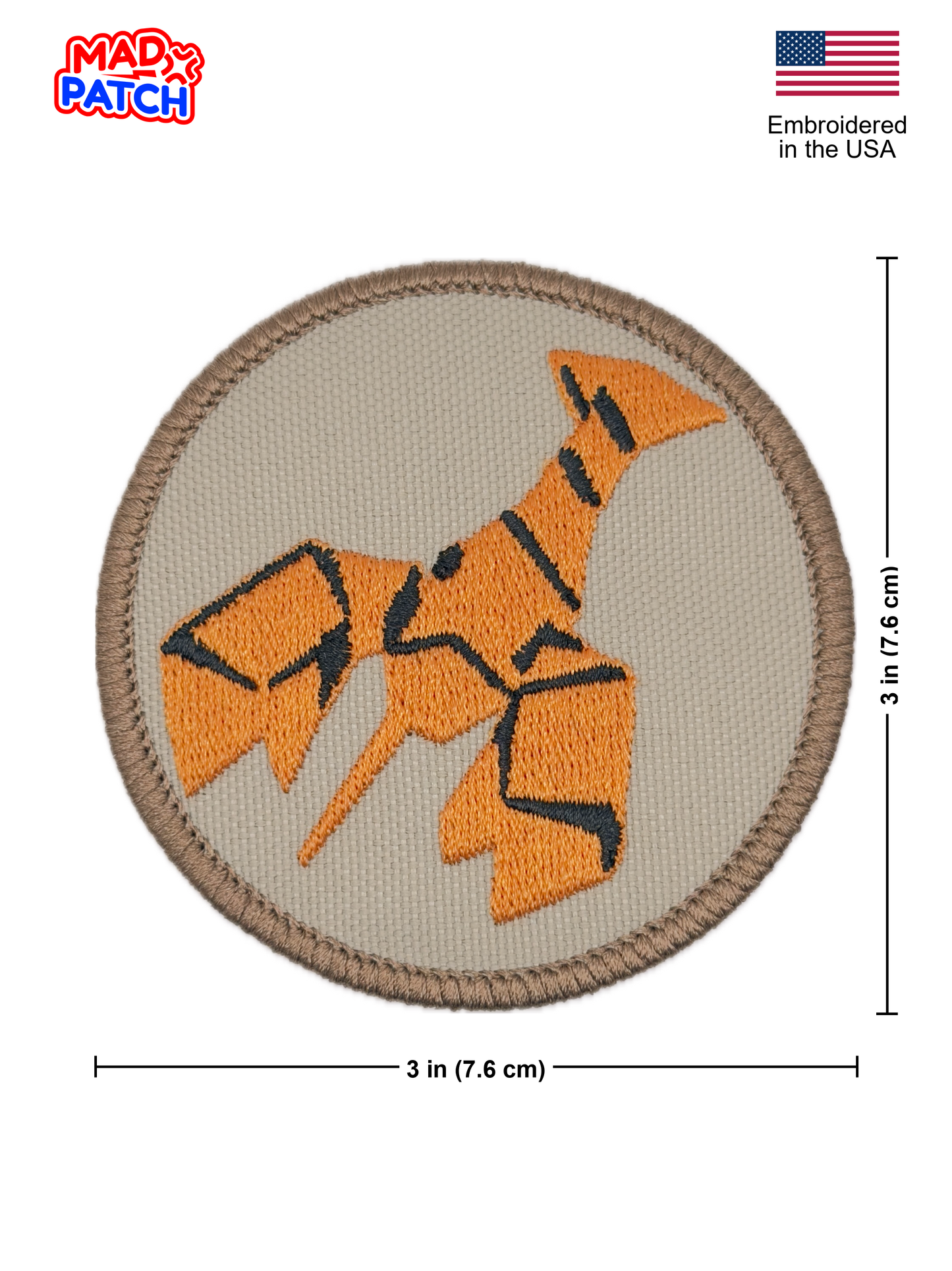 Lobster Patch Dimensions