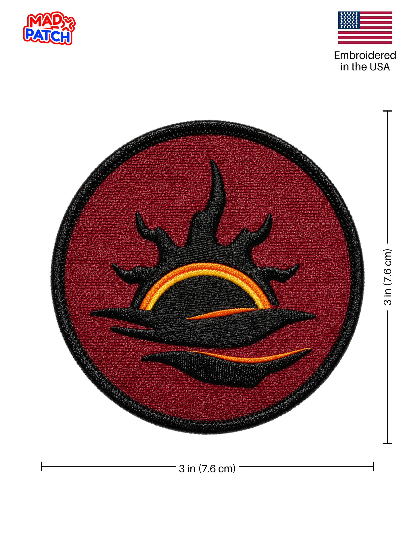 Mehrunes Dagon Daedric Prince Patch Dimensions