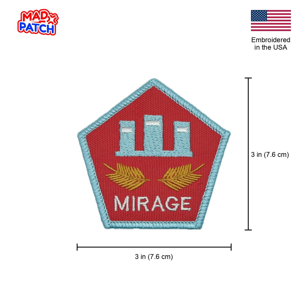 Mirage Patch Dimensions