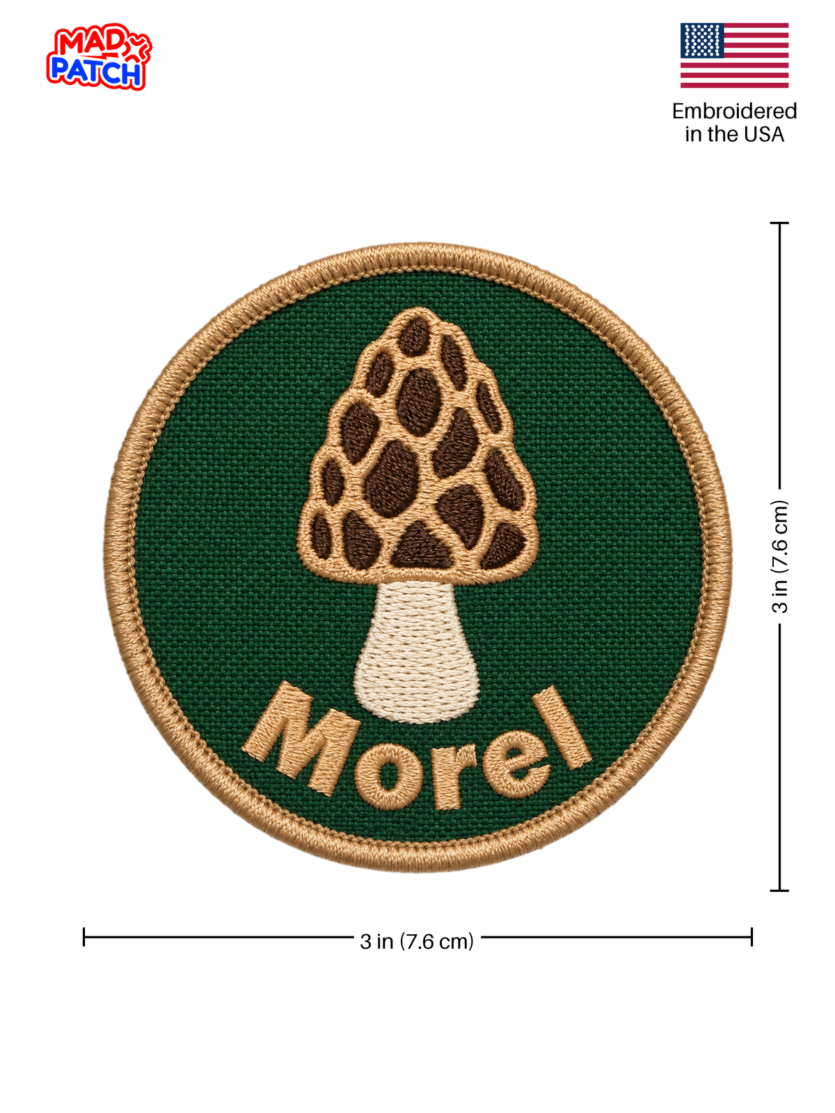 Morel Mushroom Patch Dimensions