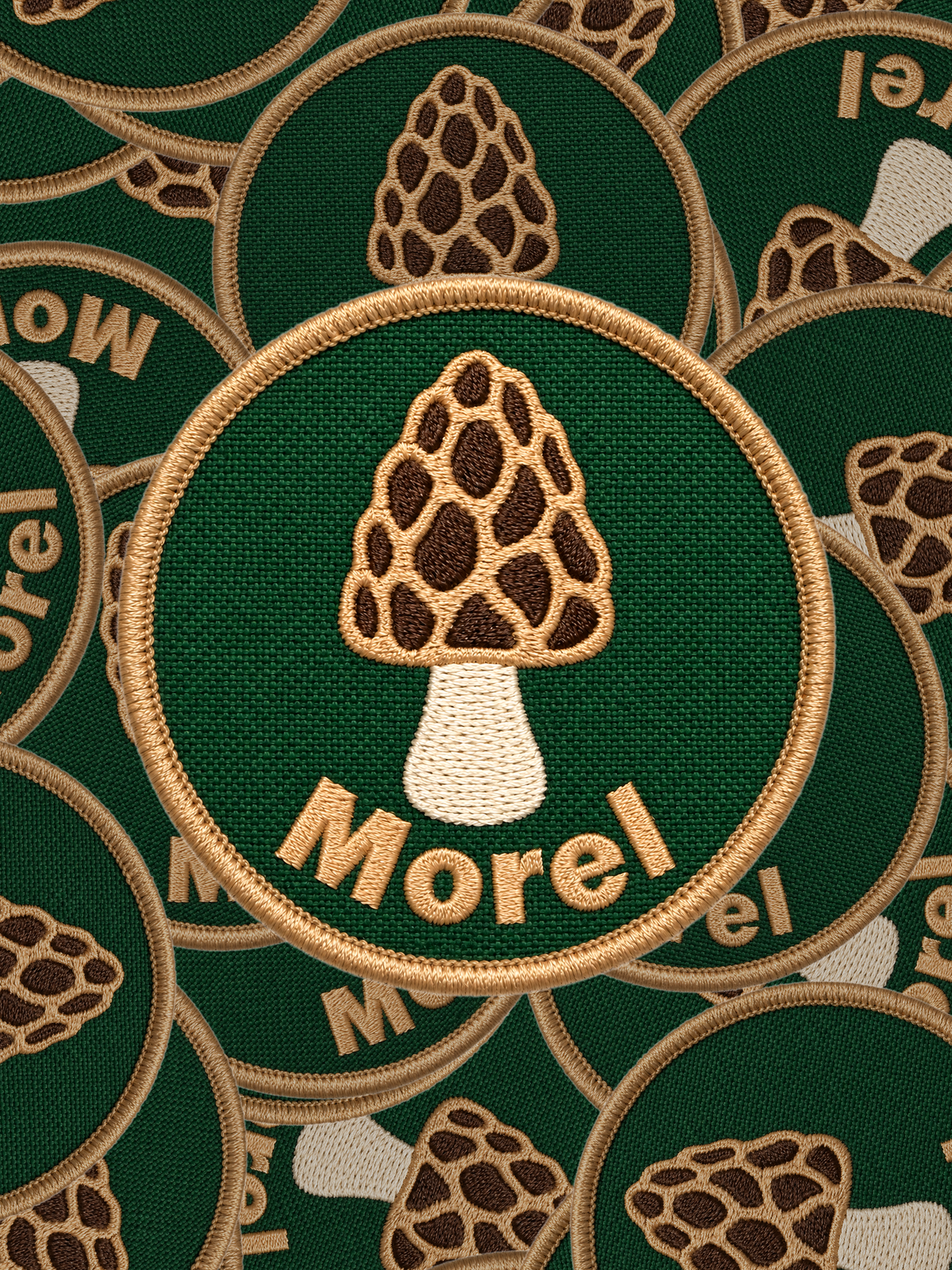 Morel Mushroom Patch Pile