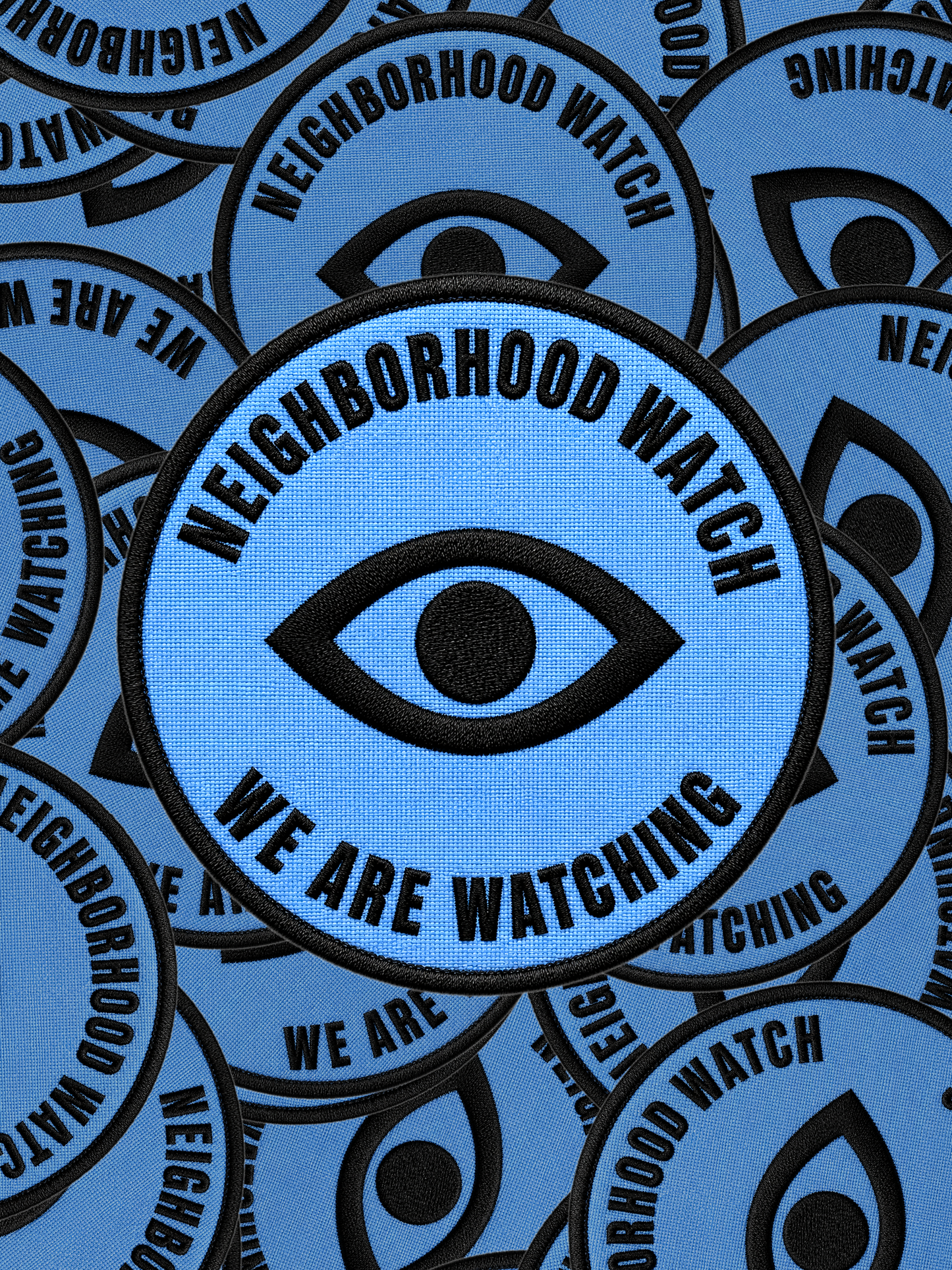 Neighborhood Watch Patch Pile