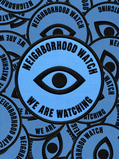 Neighborhood Watch Patch Pile