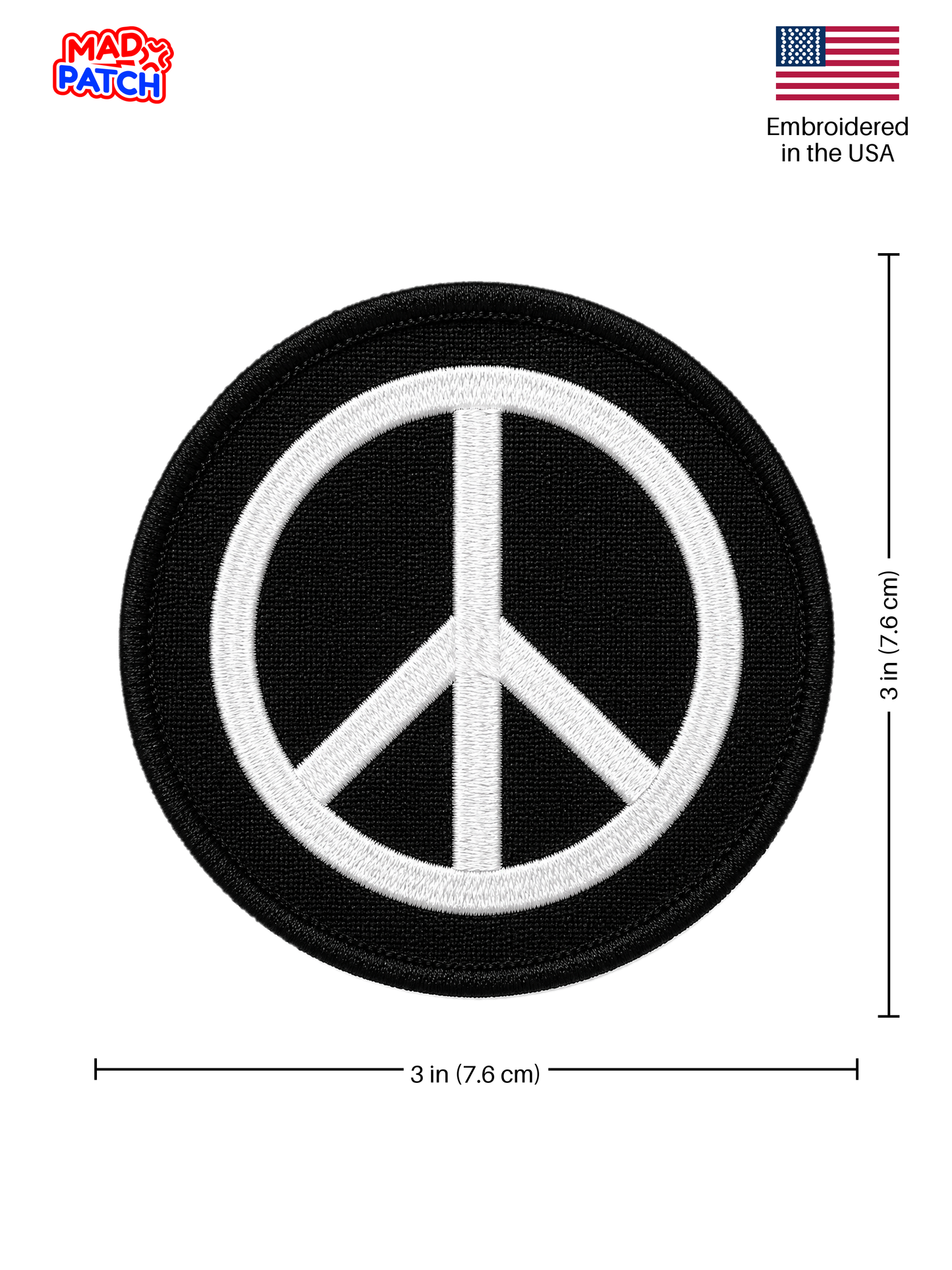 Peace Upgrade Patch Dimensions