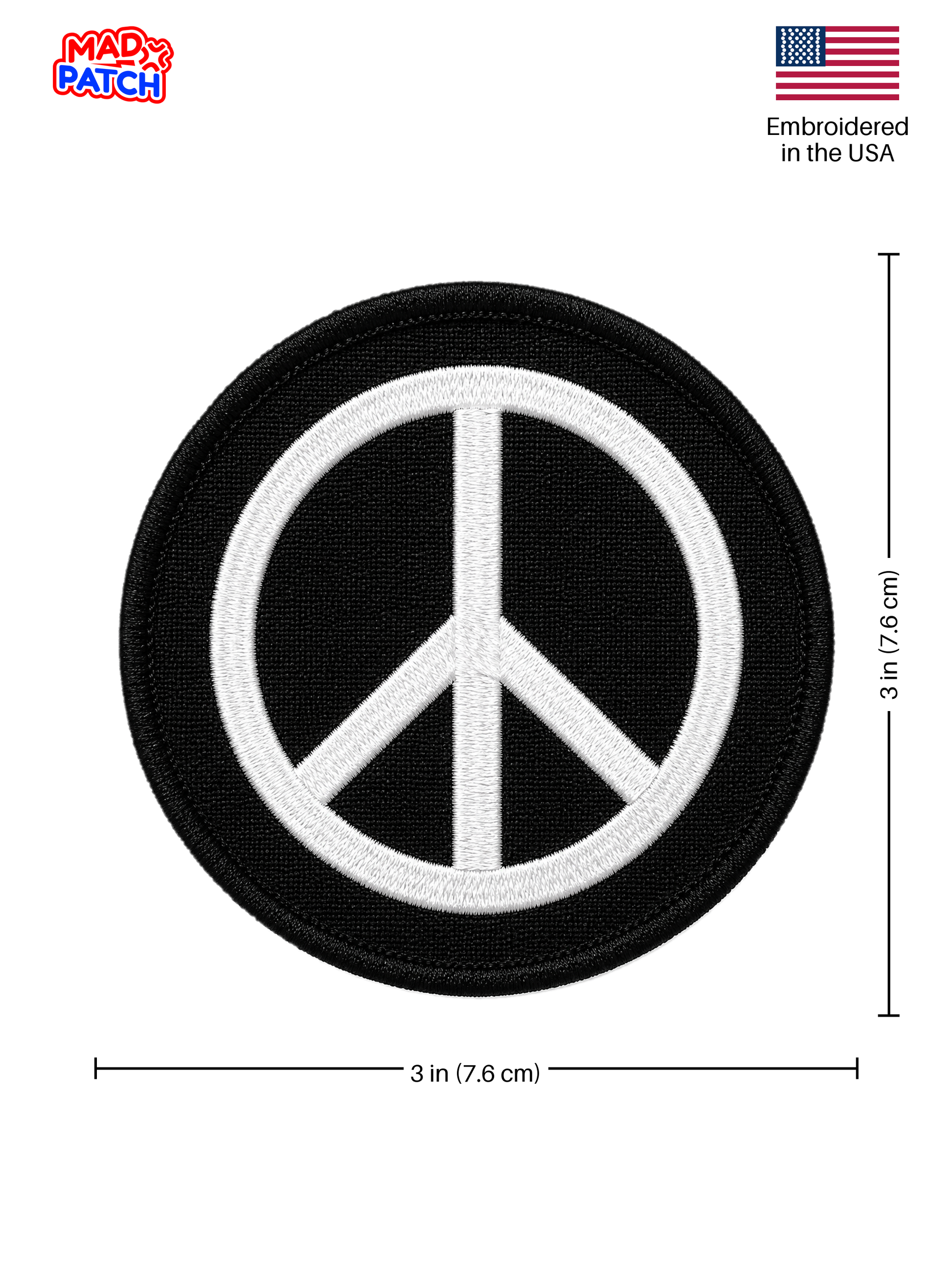 Peace Upgrade Patch Dimensions