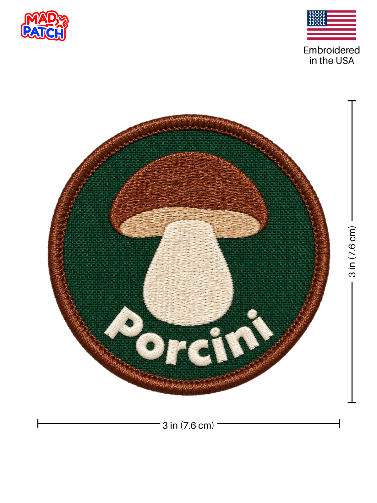 Porcini Mushroom Patch Dimensions