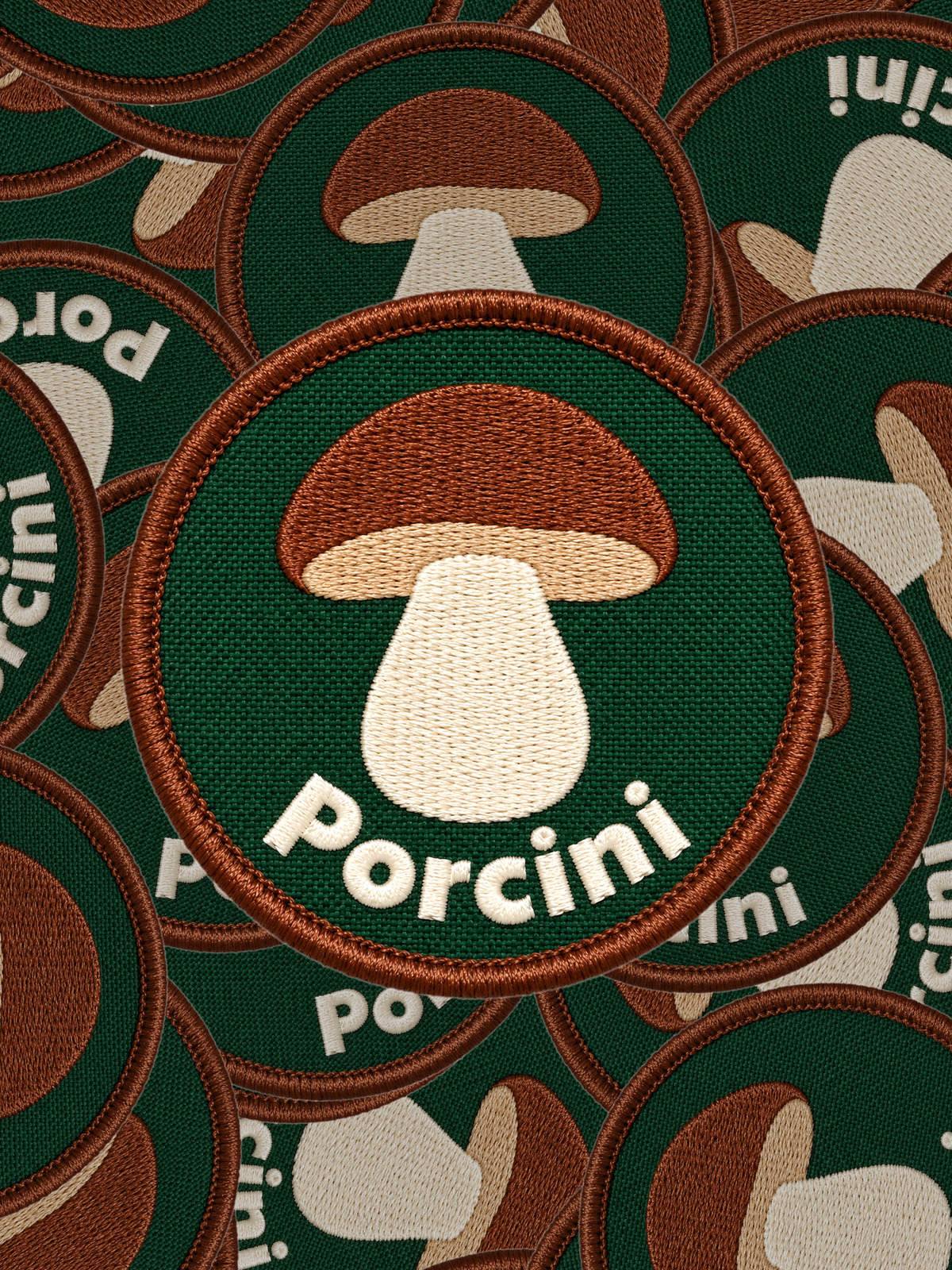 Porcini Mushroom Patch Pile
