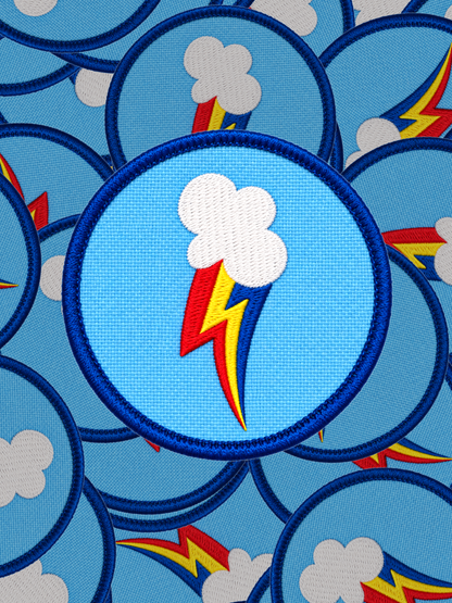 Rainbow Dash Patch Pile