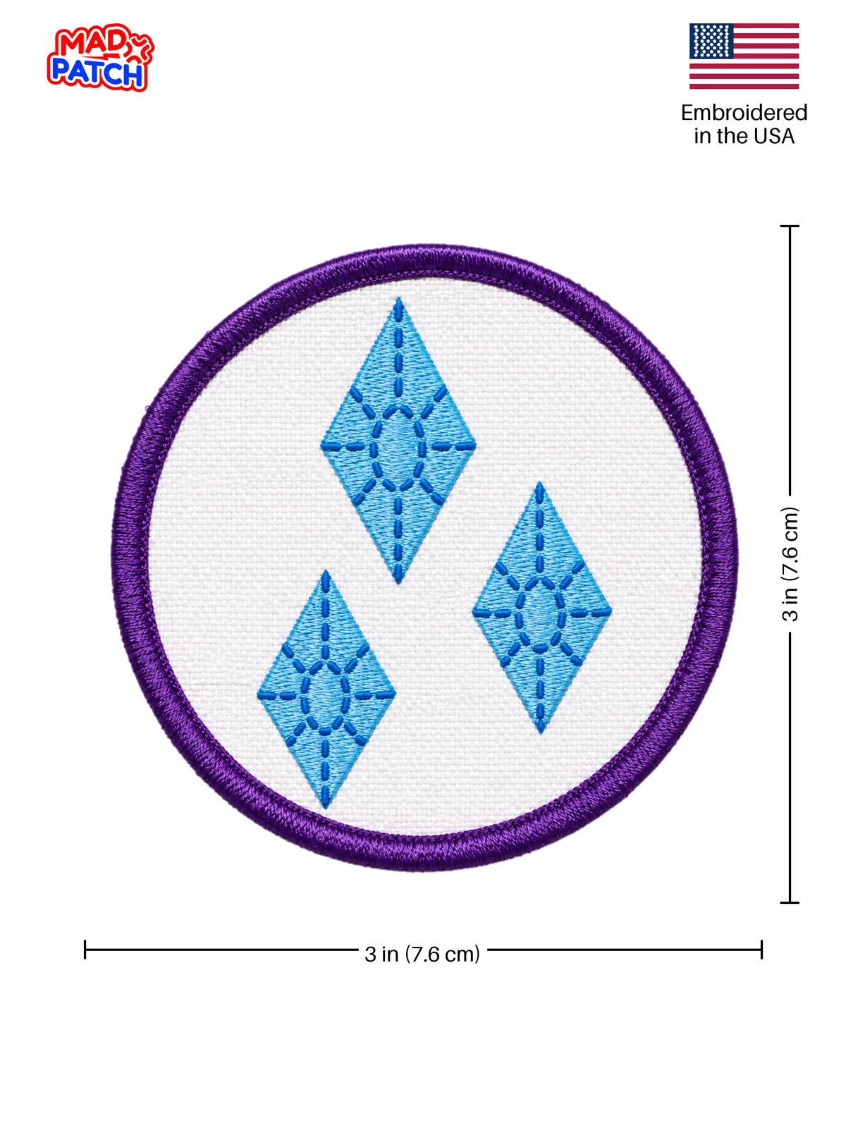Rarity Patch Dimensions