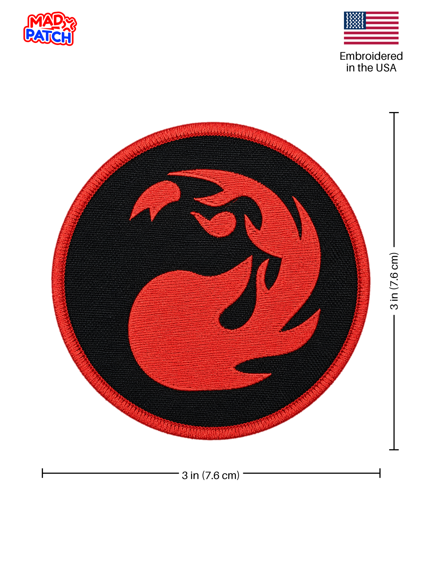 Red Mana Patch Dimensions