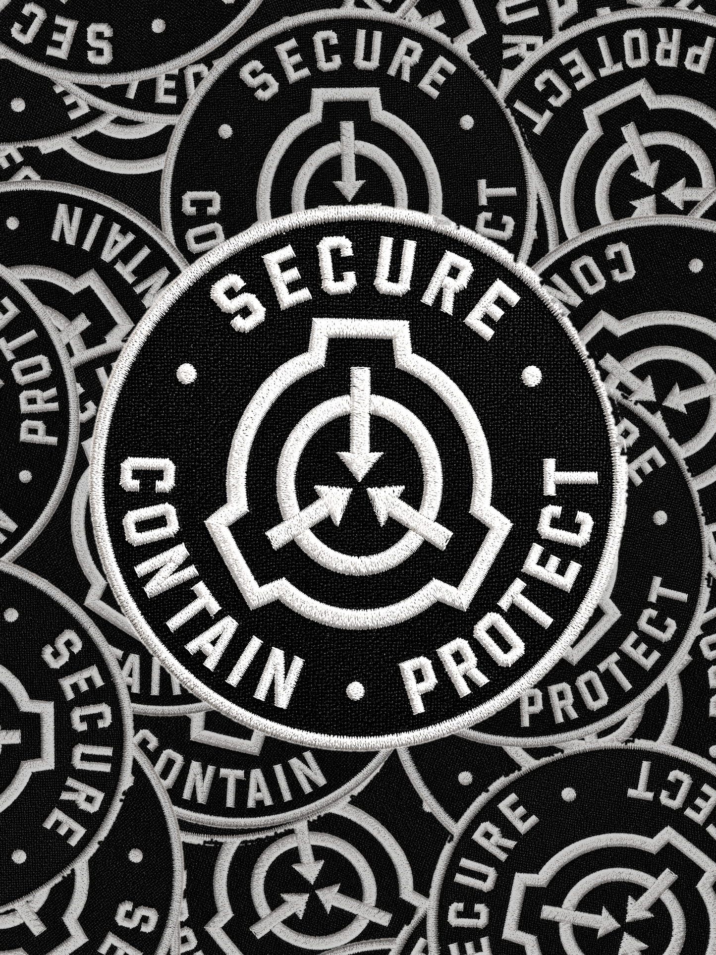 SCP Foundation Logo Patch Pile