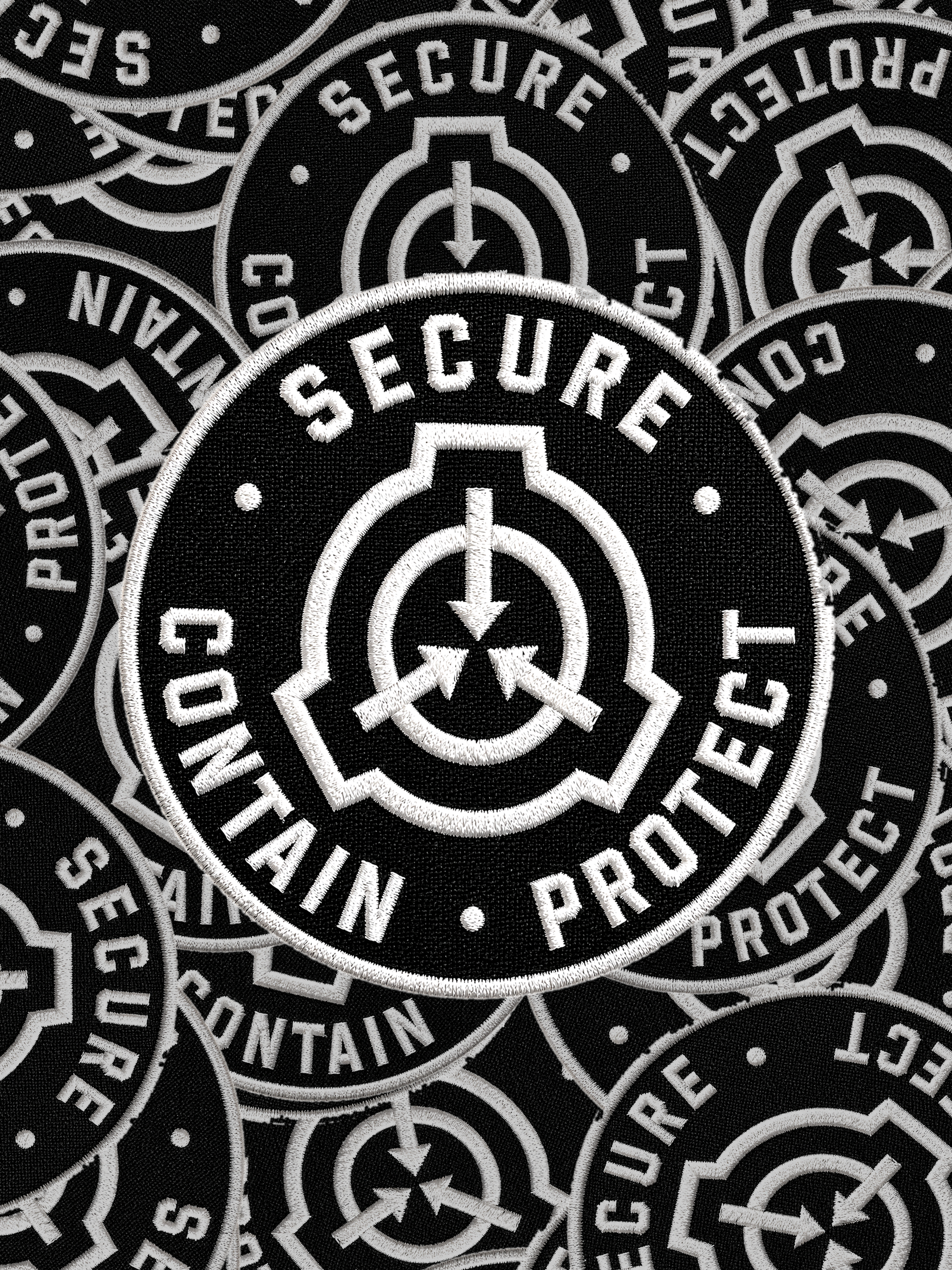 SCP Foundation Logo Patch Pile