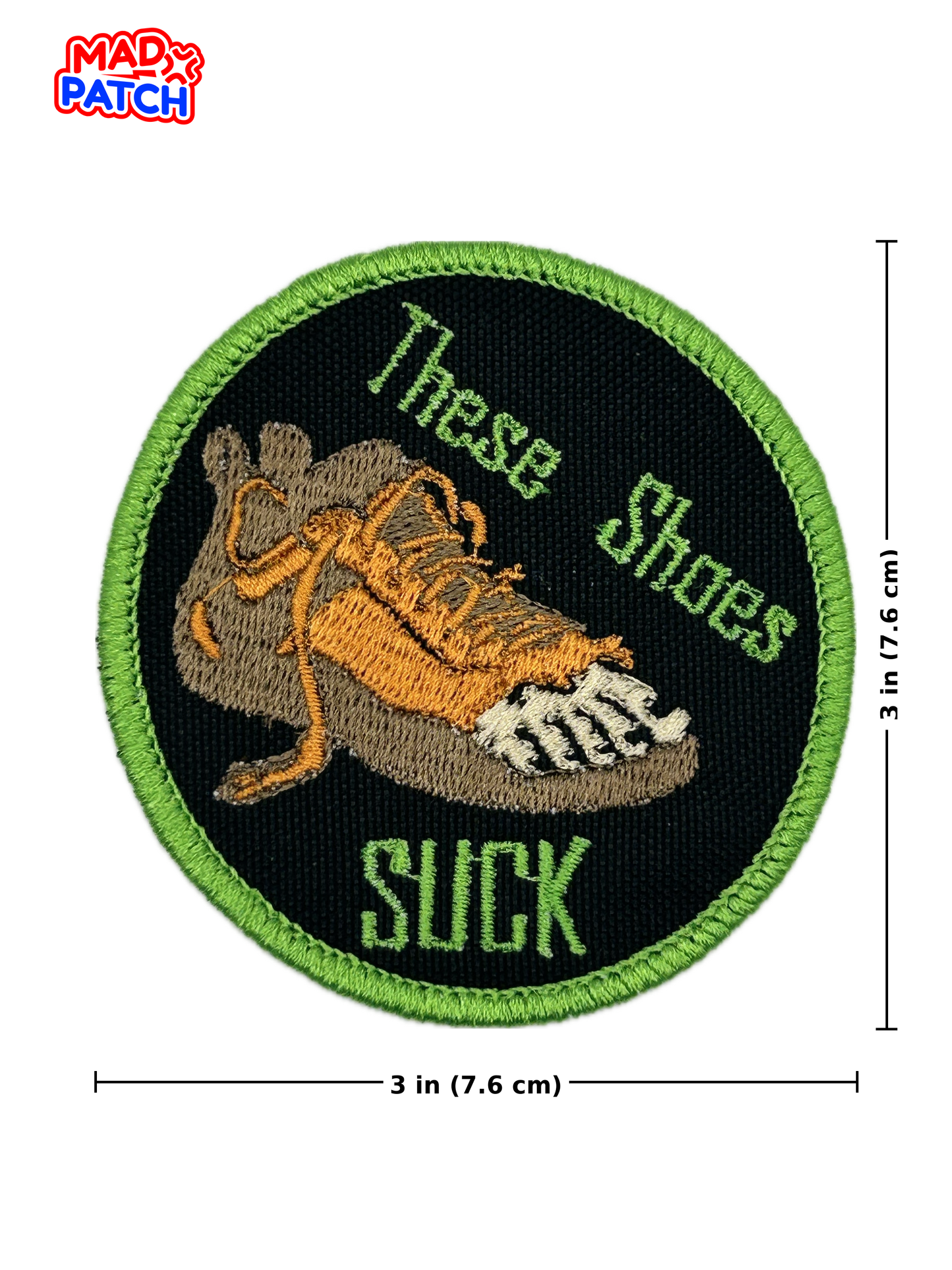 These Shoes Suck Patch png Dimensions
